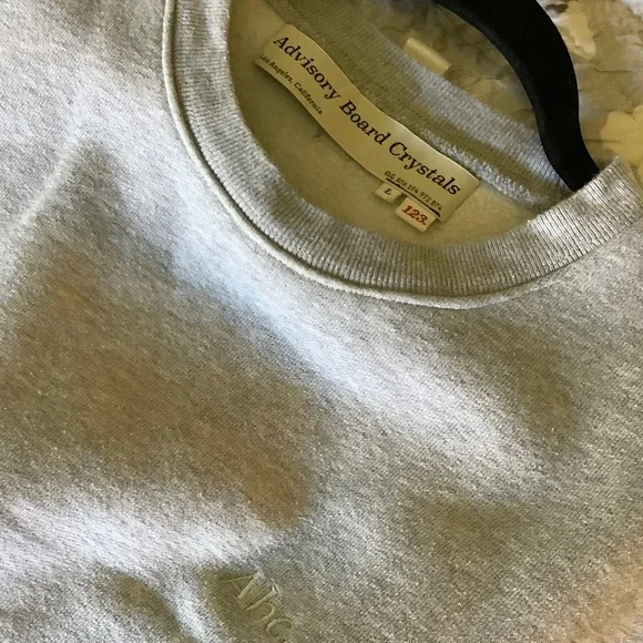 Grey Advisory Board Crystals Sleeveless Sweatshirt L NWOT - Picture 4 of 4